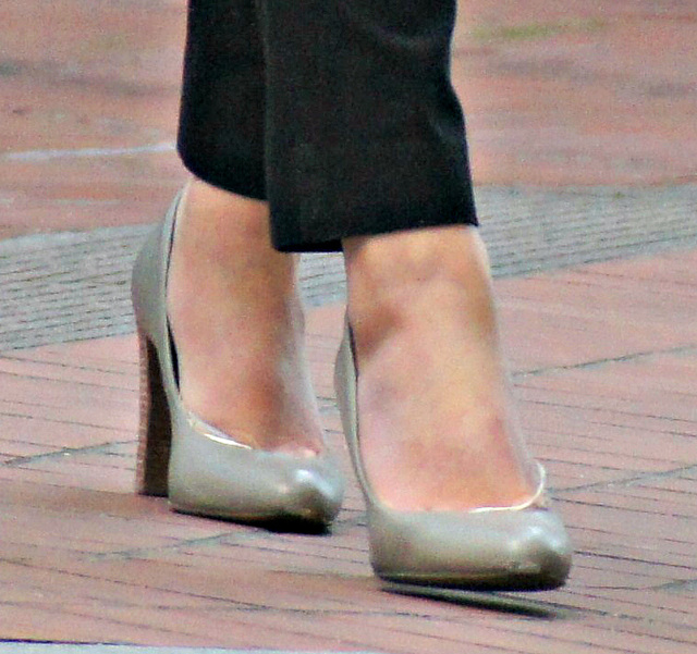 heels on the street