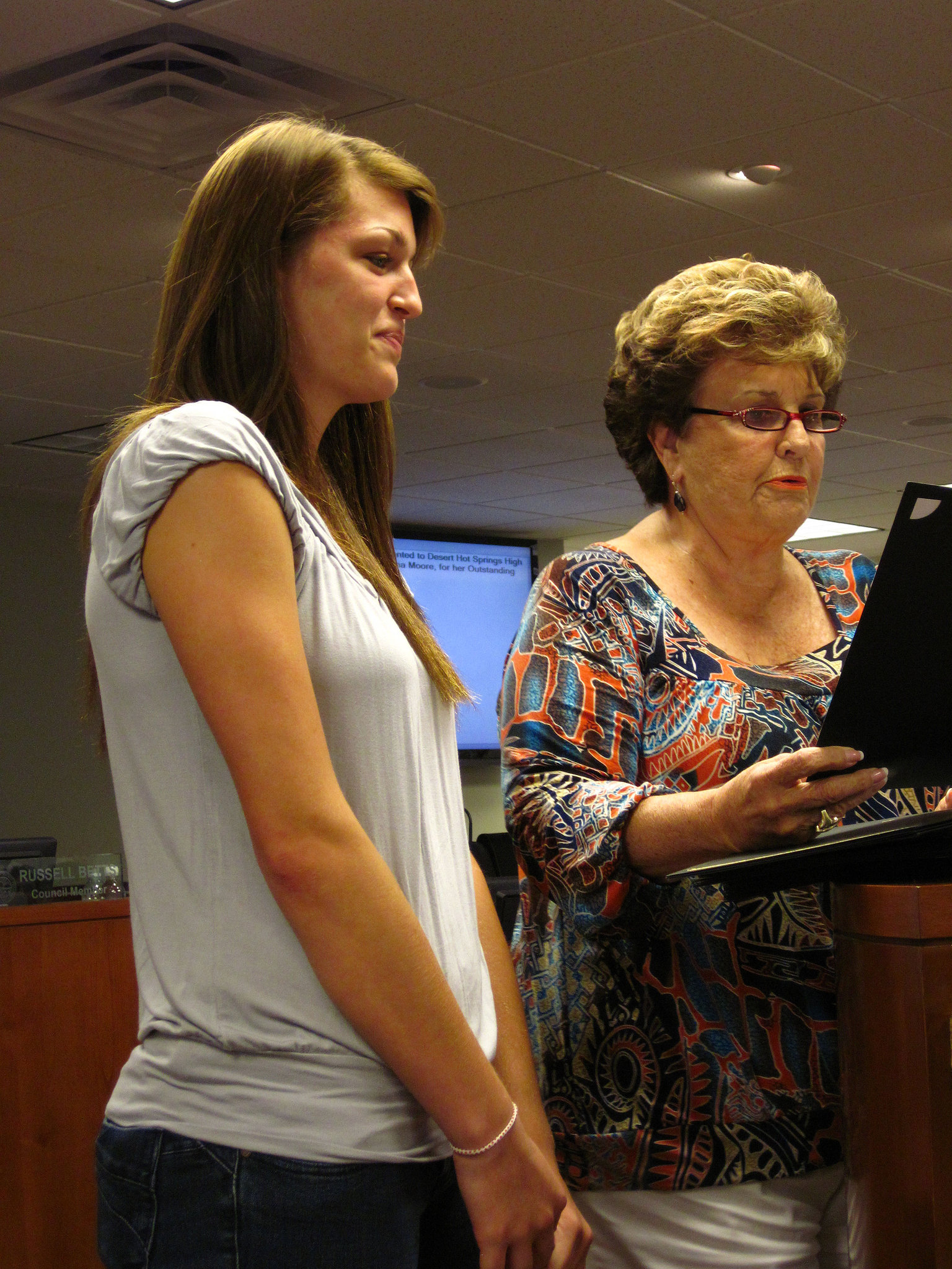 Briana Moore & Mayor Parks (2647)