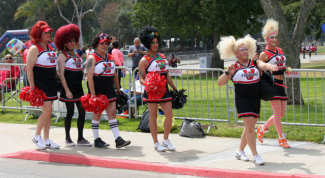 AIDS LifeCycle 2012 Closing Ceremony - Cheerleaders (5136)