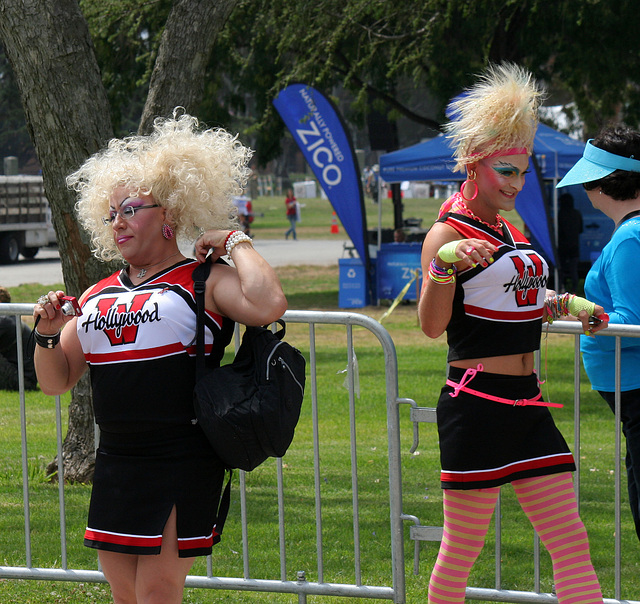 AIDS LifeCycle 2012 Closing Ceremony - Cheerleaders (5137)