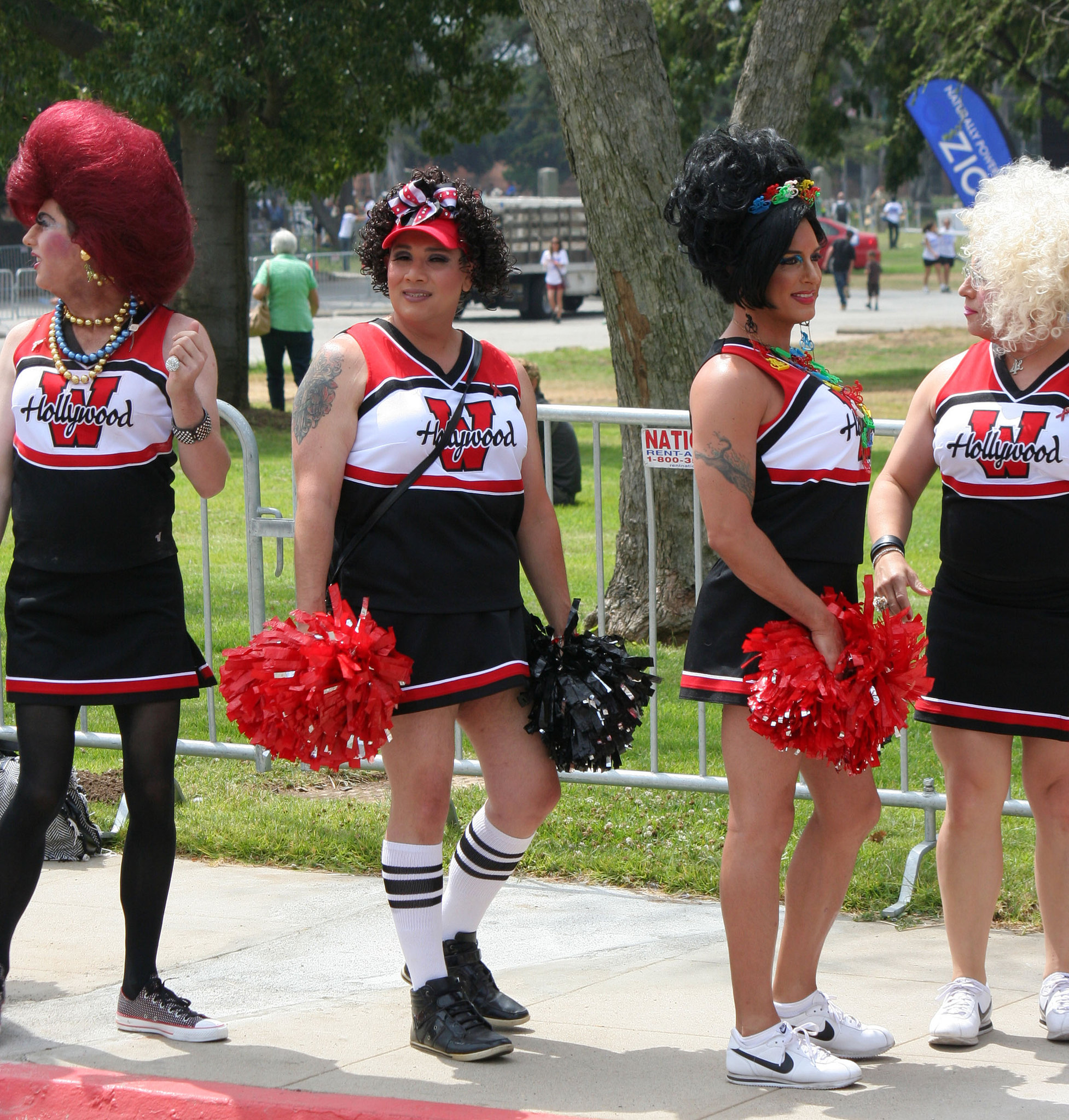 AIDS LifeCycle 2012 Closing Ceremony - Cheerleaders (5138)