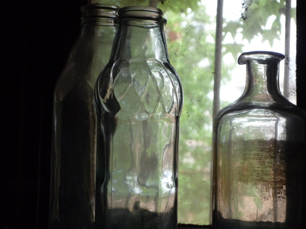 1 Botellas blancas