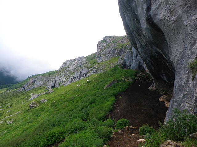 Refuge au pied du massif du Casque