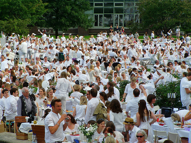 Weisses Dinner Hamburg 2012