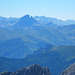 Sommet du pic d'Anie : le pic du Midi d'Ossau.