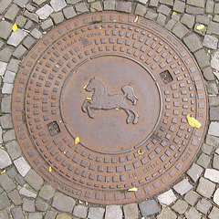 Kanaldeckel in Oldenburg