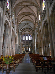 intérieur de l'église notre dame de la ferté macé