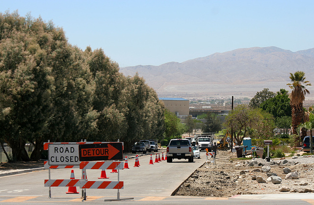 4th Street Sidewalk Construction Commencing (5965)