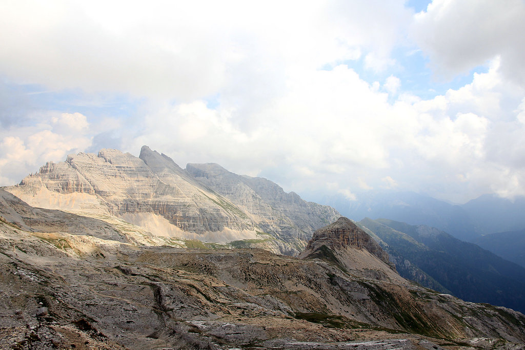 Latemar - Blick von der Gamsstallscharte