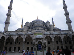Mosquée bleue : face ouest