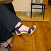 Mon amie Elisabeth en talons hauts / Elisabeth's high heels / Elisabeth con sus Zapatos altos - Photo originale