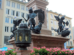 Die Heldenputten auf der Mariensäule