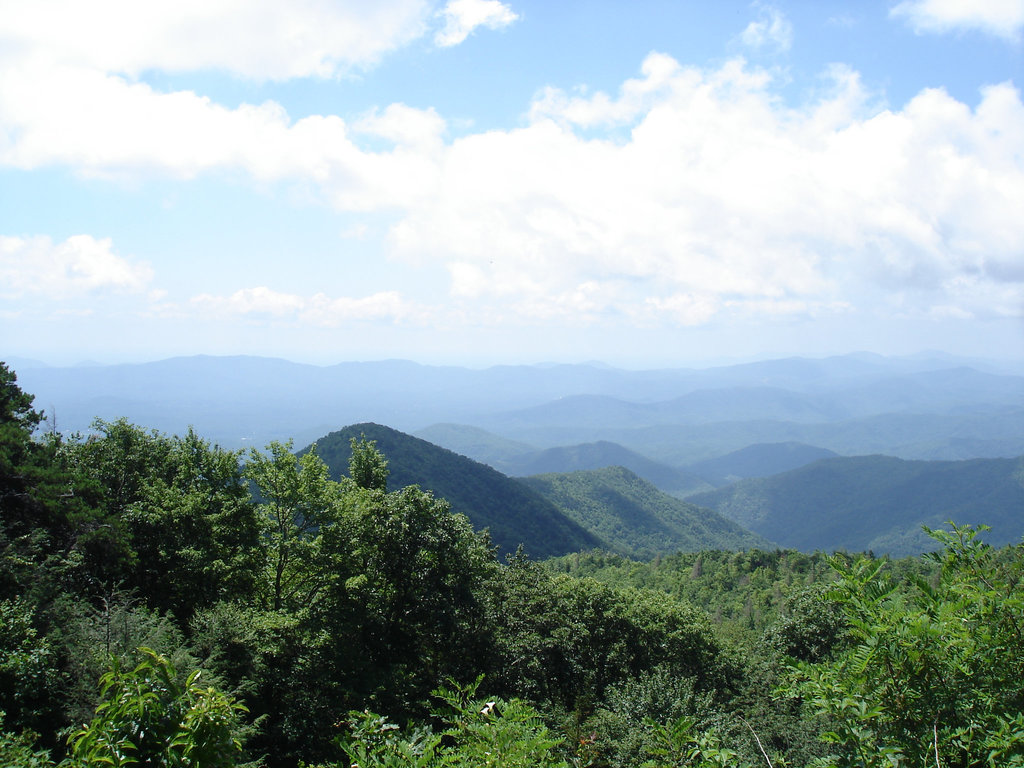 Green knob overlook / Blue Ridge Parway - 14 juillet 2010.