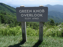 Green knob overlook / Blue Ridge Parway - 14 juillet 2010.
