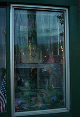 Drapeau et reflet / Flag and reflection - July 13th 2010.