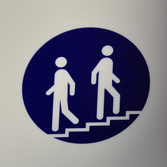 Messrs. Stick walk the stairs