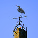 Stork weathervane