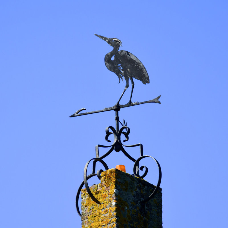 Stork weathervane