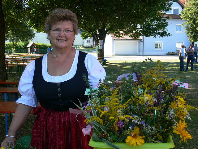 Verkauf von Kräuterbuschen