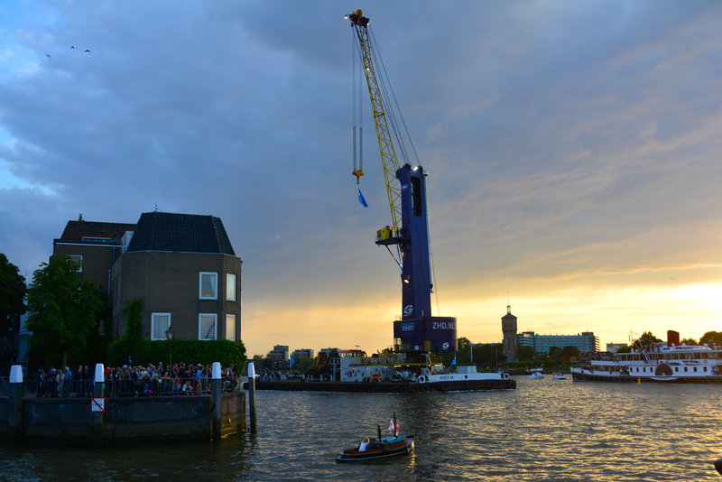 Dordt in Stoom 2014 – Vlootschouw – Floating crane Ahoy 50