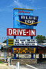 Blue Top Drive-In Sign