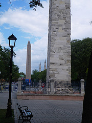 Hippodrome, vue depuis le sud.