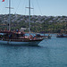 One of the boats which did day trips around the islands