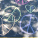 Chalk Peace Signs in Redondo