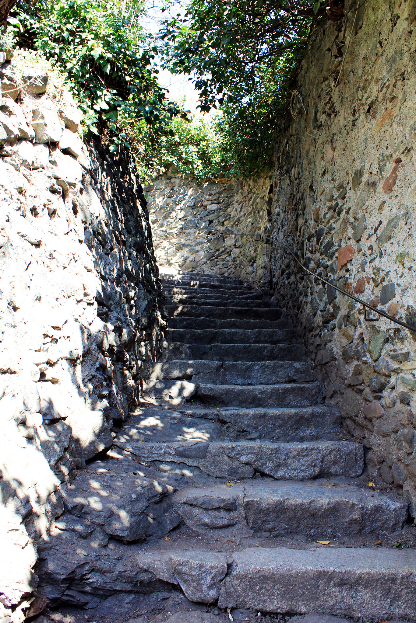 Treppe zum Kloster Säben
