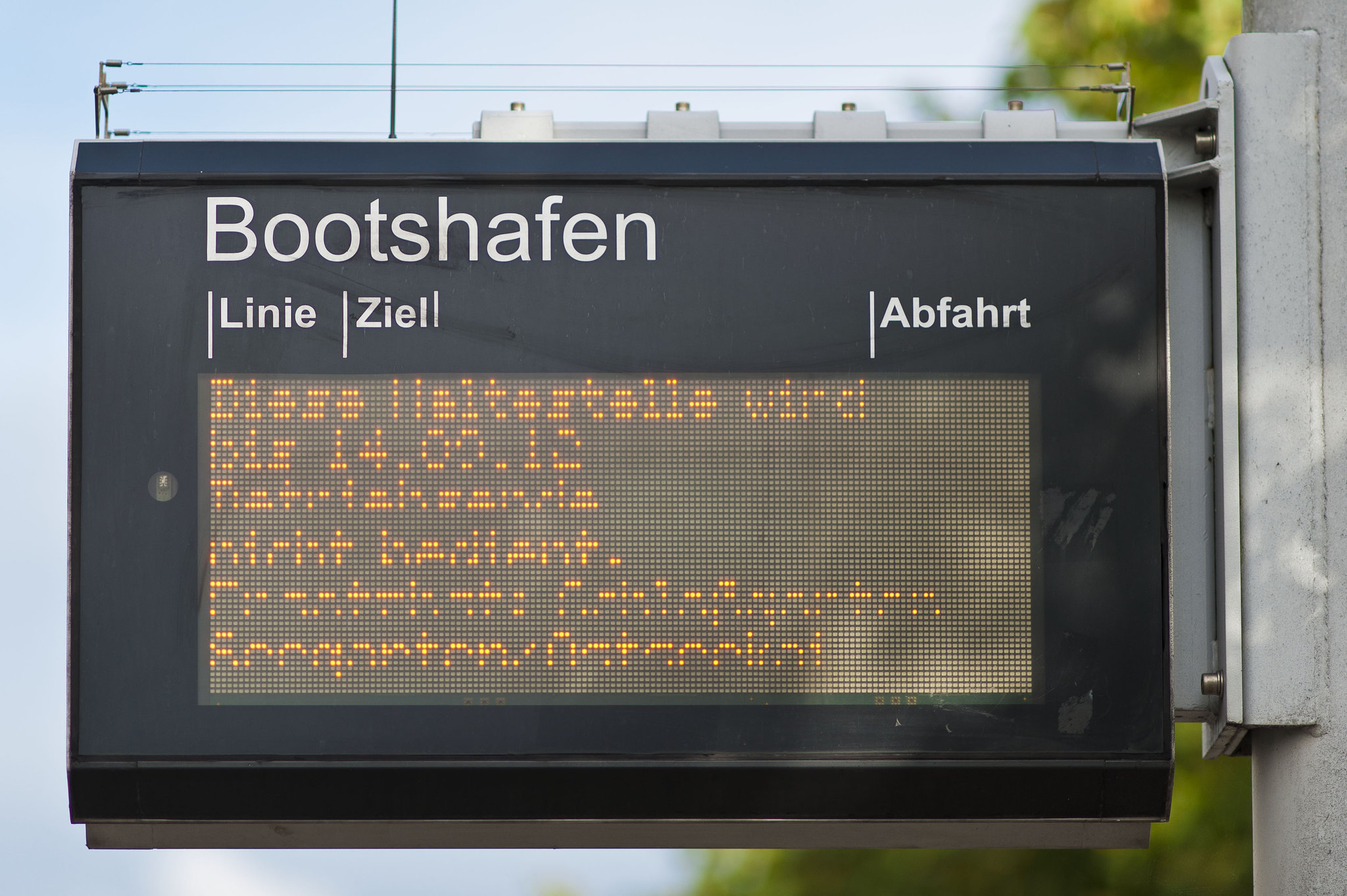 Out of service