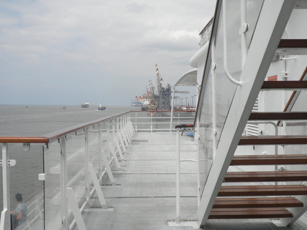 auf dem Deck