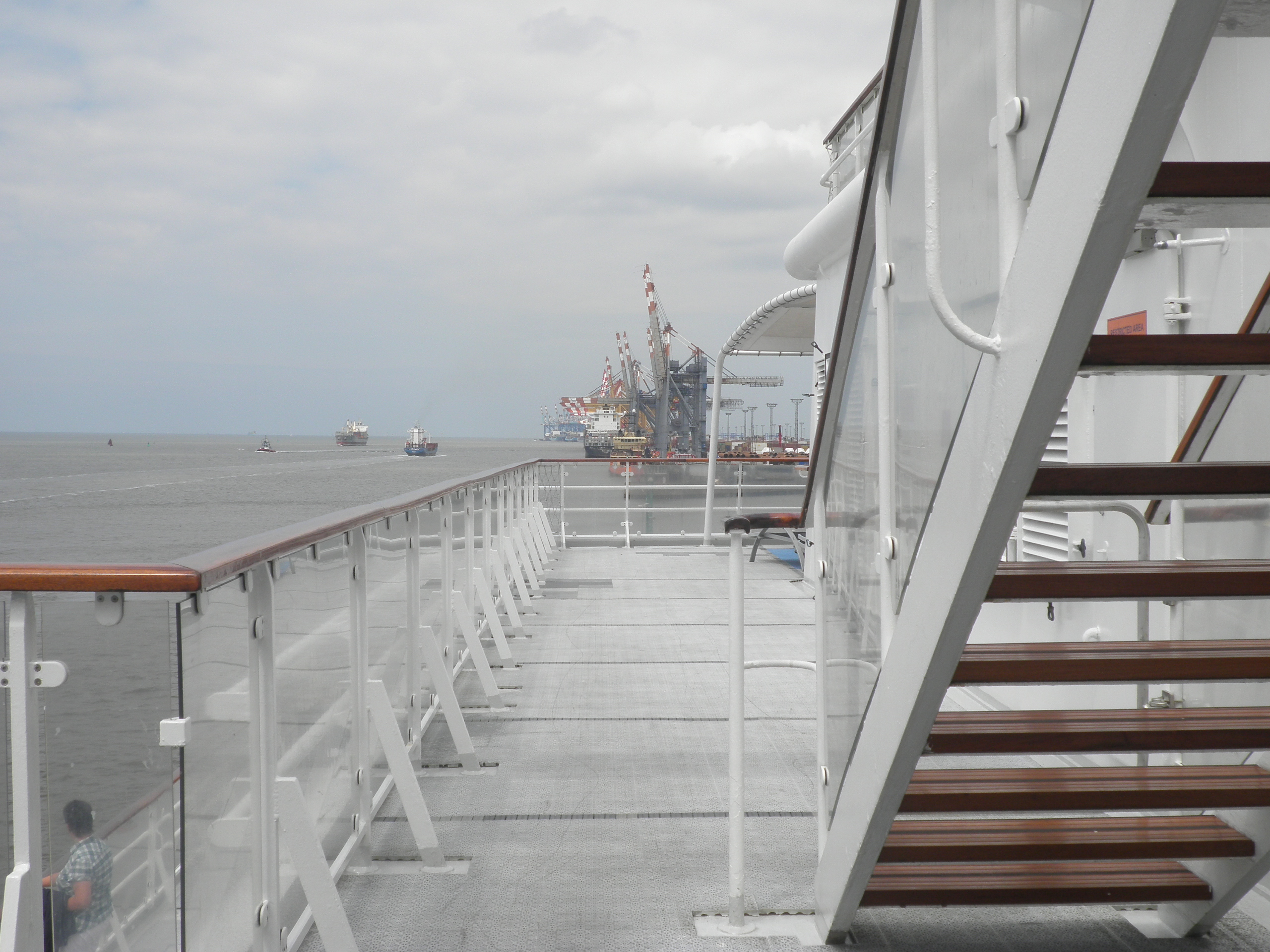 auf dem Deck