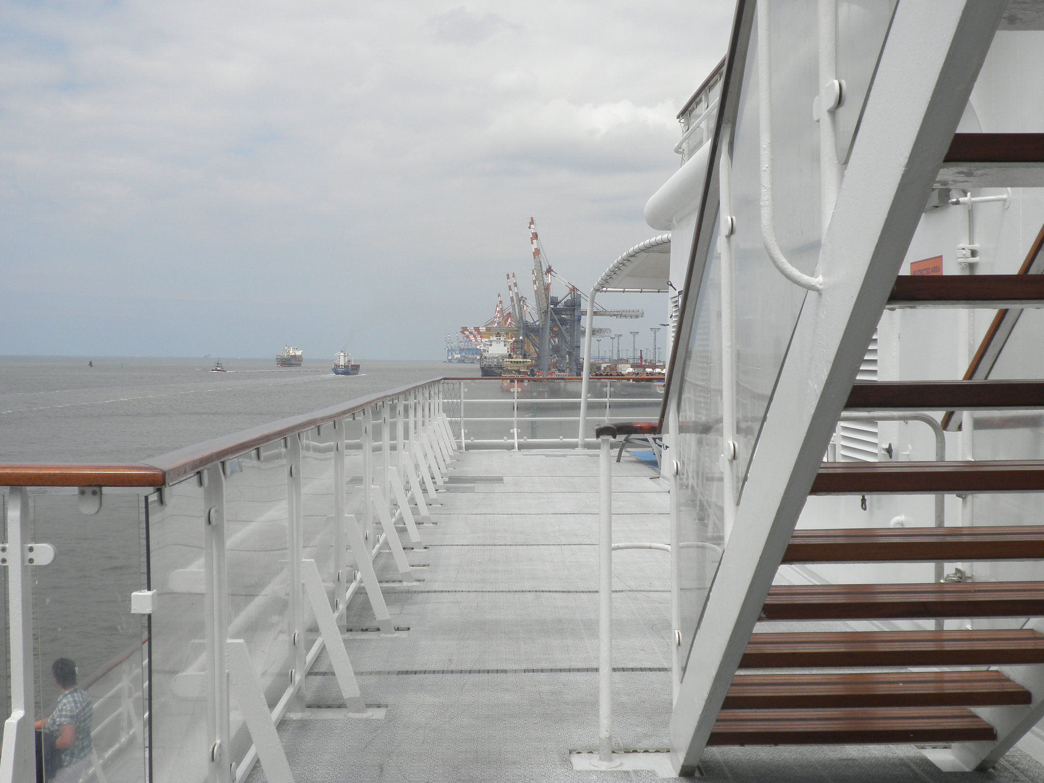 auf dem Deck
