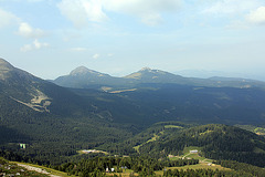 Blick auf das Weisshorn und Schwarzhorn