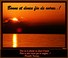 Bonne soiree.!