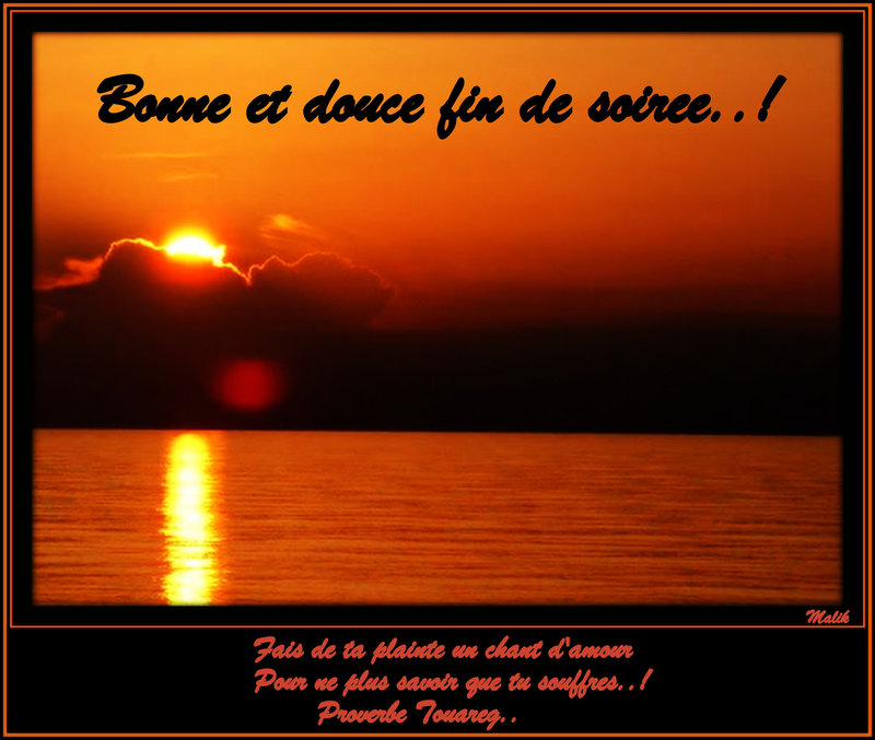 Bonne soiree.!