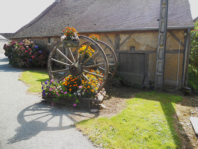 sur le bord de la route, normande