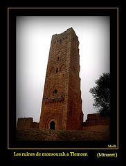 MINARET RUINE DE MANSOURAH