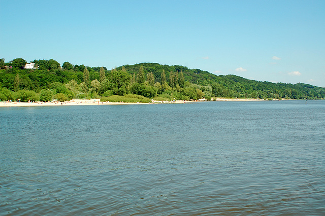 Radtour an der Elbe lang