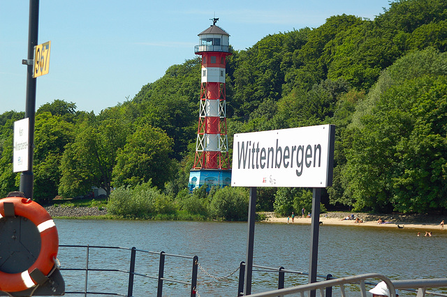 Radtour an der Elbe lang