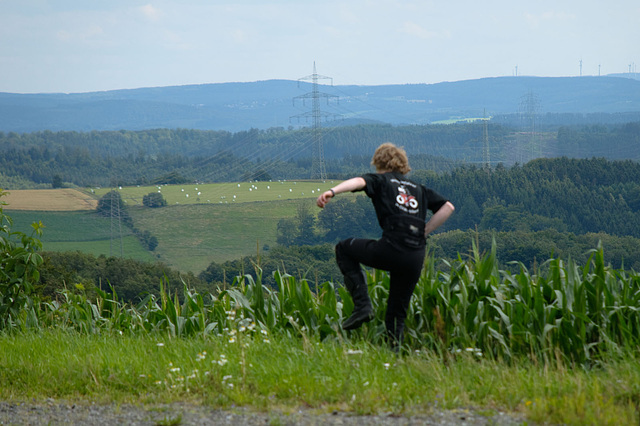 Der seltene Siegerländer Springinsfeld - erwischt in freier Wildbahn!