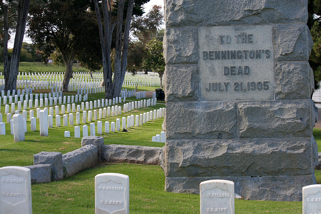 Fort Rosecrans National Cemetery - USS Bennington Memorial (6374)
