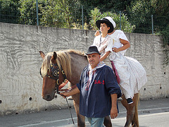 À deux, sur un cheval!