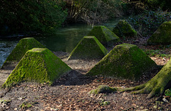 Waverley Abbey Dragon's Teeth Tank Trap X-M1 2