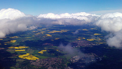 Somewhere over England