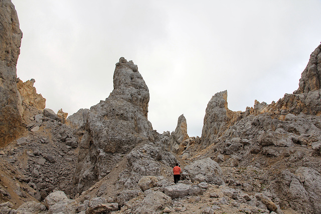 Wanderweg durch die Latemarberge