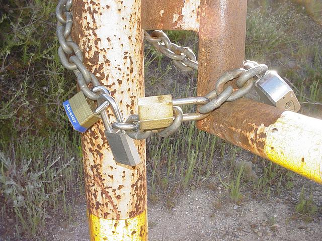 Road Gate Locks