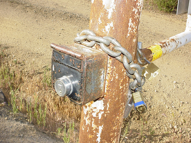 Road Gate Locks