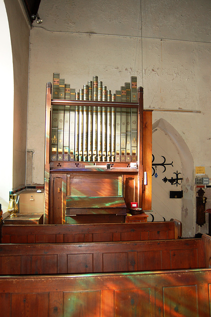 Organ, Saint Michael's Church, Birchover, Derbyshire