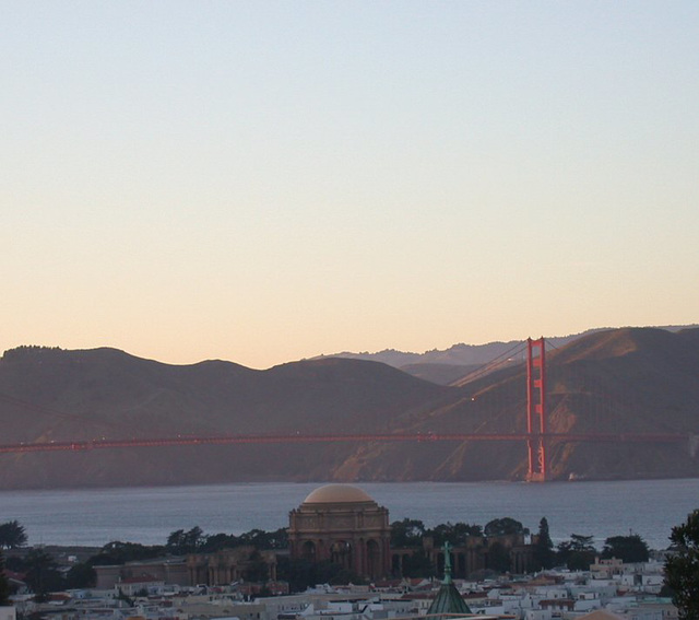 SF Pacific Heights: sunset